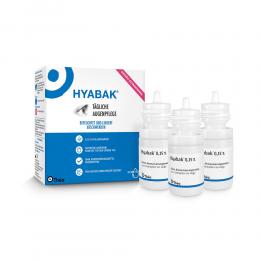 Ein aktuelles Angebot für Hyabak 3 X 10 ml Augentropfen Trockene & gereizte Augen - jetzt kaufen, Marke Thea Pharma GmbH.