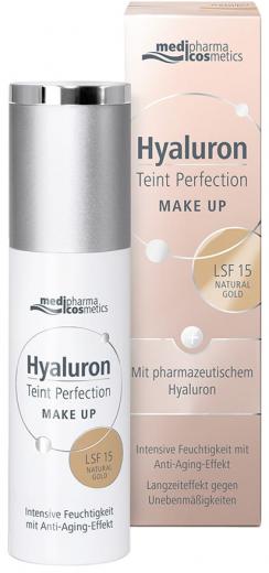 Ein aktuelles Angebot für Hyaluron Teint Perfection Make-up natural gold 30 ml Flüssigkeit Dekorative Kosmetik & Make-Up - jetzt kaufen, Marke Dr. Theiss Naturwaren GmbH.
