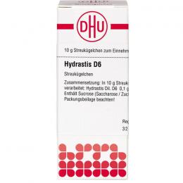 HYDRASTIS D 6 Globuli 10 g