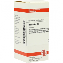 HYDRASTIS D 6 Tabletten 80 St