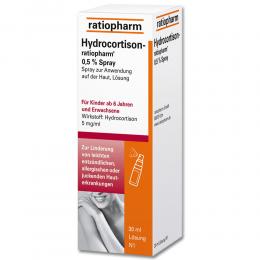 Ein aktuelles Angebot für Hydrocortison ratiopharm 0,5% Spray 30 ml Spray Kontaktallergie und Hautausschlag - jetzt kaufen, Marke ratiopharm GmbH.