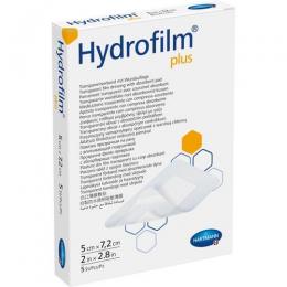HYDROFILM Plus Transparentverband 5x7,2 cm 5 St.