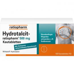 HYDROTALCIT-ratiopharm 500 mg Kautabletten 100 St.