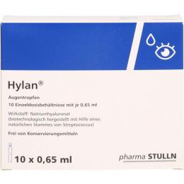 HYLAN 0,65 ml Augentropfen 10 St.