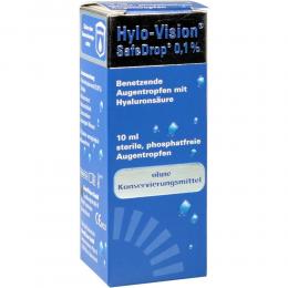 Ein aktuelles Angebot für HYLO-VISION SafeDrop 0,1% Augentropfen 10 ml Augentropfen Trockene & gereizte Augen - jetzt kaufen, Marke OmniVision GmbH.