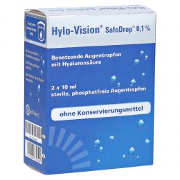 Ein aktuelles Angebot für HYLO-VISION SafeDrop 0,1% Augentropfen 2 X 10 ml Augentropfen Trockene & gereizte Augen - jetzt kaufen, Marke OmniVision GmbH.