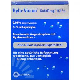 HYLO-VISION SafeDrop 0,1% Augentropfen 20 ml