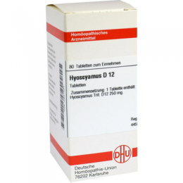 HYOSCYAMUS D 12 Tabletten 80 St