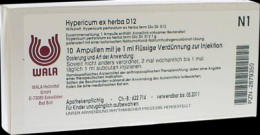 HYPERICUM EX Herba D 12 Ampullen 10X1 ml