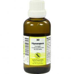 Ein aktuelles Angebot für HYSSOPUS KOMPLEX Nr.30 Dilution 50 ml Dilution  - jetzt kaufen, Marke Nestmann Pharma GmbH.