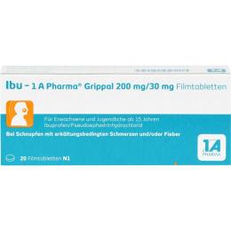 IBU-1A Pharma Grippal 200 mg/30 mg Filmtabletten 20 St.
