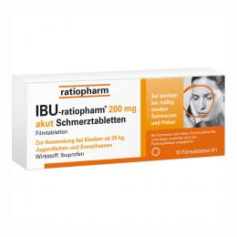 Ein aktuelles Angebot für Ibu-ratiopharm 200mg akut Schmerztabletten 10 St Filmtabletten Kopfschmerzen & Migräne - jetzt kaufen, Marke ratiopharm GmbH.