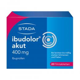 Ein aktuelles Angebot für ibudolor akut 400 mg Filmtabletten 20 St Filmtabletten Kopfschmerzen & Migräne - jetzt kaufen, Marke Stada Consumer Health Deutschland Gmbh.