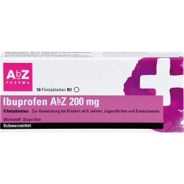 IBUPROFEN AbZ 200 mg Filmtabletten 10 St.