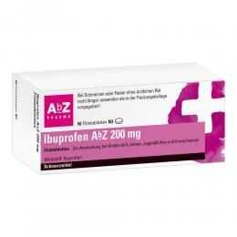 Ein aktuelles Angebot für IBUPROFEN AbZ 200 mg Filmtabletten 50 St Filmtabletten Kopfschmerzen & Migräne - jetzt kaufen, Marke AbZ-Pharma GmbH.