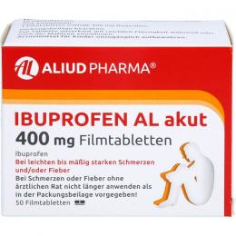 IBUPROFEN AL akut 400 mg Filmtabletten 50 St.