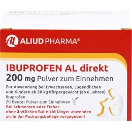 IBUPROFEN AL direkt 200 mg Pulver zum Einnehmen 20 St.