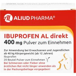 IBUPROFEN AL direkt 400 mg Pulver zum Einnehmen 20 St.