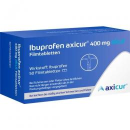 IBUPROFEN axicur 400 mg akut Filmtabletten 50 St.