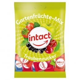 Ein aktuelles Angebot für INTACT Traubenz. Gartenfrüchte-Mix Beutel 75 g Bonbons  - jetzt kaufen, Marke sanotact GmbH.