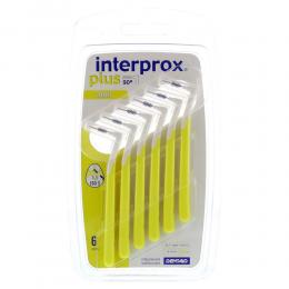 INTERPROX plus mini gelb Interdentalbürste 6 St Zahnbürste