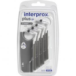 INTERPROX plus x-maxi grau Interdentalbürste 4 St Zahnbürste