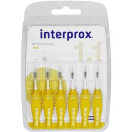 INTERPROX reg mini gelb Interdentalbürste Blister 6 St.