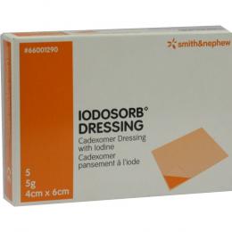 Ein aktuelles Angebot für IODOSORB Dressing 5 X 5 g ohne  - jetzt kaufen, Marke Smith & Nephew GmbH - Woundmanagement.
