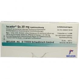 ISCADOR Qu 20 mg Injektionslösung 7 X 1 ml Injektionslösung
