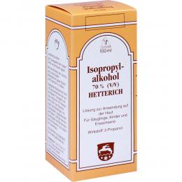 Ein aktuelles Angebot für Isopropylalkohol 70% V/V Hetterich 100 ml Lösung Wunddesinfektion - jetzt kaufen, Marke Teofarma s.r.l..