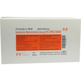 Isotonische Natriumchlorid-Lösung 0,9% EIFELFANGO 50 X 10 ml Injektionslösung