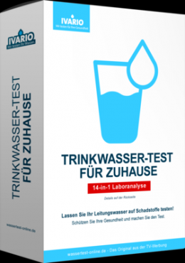 IVARIO Trinkwasser-Test Schadstoffanalyse 1 St