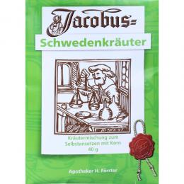 JACOBUS Schwedenkräuter Pulver 40 g Pulver