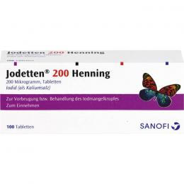 JODETTEN 200 Henning Tabletten 100 St.