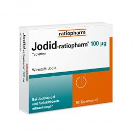 Ein aktuelles Angebot für JODID-ratiopharm 100 µg Tabletten 100 St Tabletten Mineralstoffe - jetzt kaufen, Marke ratiopharm GmbH.