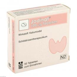 Ein aktuelles Angebot für Jodinat 100ug Tabletten 50 St Tabletten Mineralstoffe - jetzt kaufen, Marke Aristo Pharma GmbH.