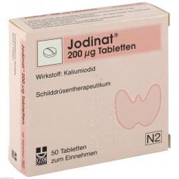 Ein aktuelles Angebot für Jodinat 200ug Tabletten 50 St Tabletten Mineralstoffe - jetzt kaufen, Marke Aristo Pharma GmbH.