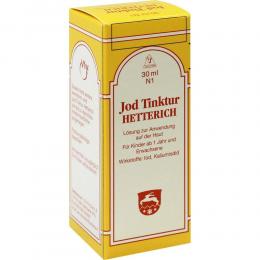 Ein aktuelles Angebot für Jodtinktur HETTERICH 30 ml Lösung Wundheilung - jetzt kaufen, Marke Teofarma s.r.l..