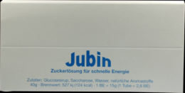 JUBIN Zuckerlsung schnelle Energie Tube 12X40 g
