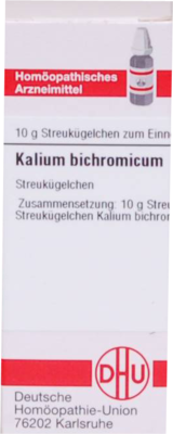 KALIUM BICHROMICUM C 6 Globuli 10 g