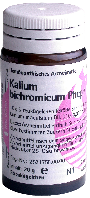KALIUM BICHROMICUM PHCP Globuli 20 g