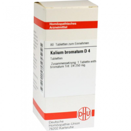 KALIUM BROMATUM D 4 Tabletten 80 St
