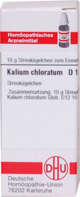 KALIUM CHLORATUM D 12 Globuli 10 g