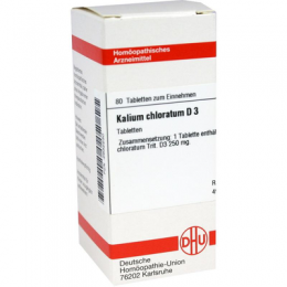 KALIUM CHLORATUM D 3 Tabletten 80 St