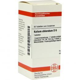 KALIUM CHLORATUM D 6 Tabletten 80 St Tabletten
