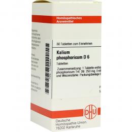 KALIUM PHOSPHORICUM D 6 Tabletten 80 St Tabletten