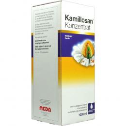 Ein aktuelles Angebot für KAMILLOSAN Konzentrat 1000 ml Konzentrat Entzündung im Mund & Rachen - jetzt kaufen, Marke Viatris Healthcare GmbH - Zweigniederlassung Bad Homburg.