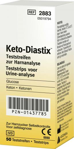 Ein aktuelles Angebot für KETO DIASTIX Teststreifen 50 St Teststreifen Blasen- & Harnwegsinfektion - jetzt kaufen, Marke Ascensia Diabetes Care Deutschland GmbH.