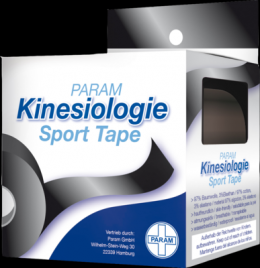 KINESIOLOGIE Sport Tape 5 cmx5 m schwarz 1 St