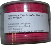 KINESIOLOGIE Tape 5 cmx5 m pink 1 St